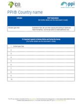 PPI Review Sheet Template