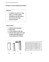 Supplemental Curriculum - Unit 4 - City Block