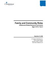 Family and Community Roles - Year 2