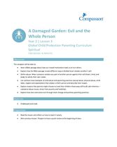 (Y2) Lesson 3: A Damaged Garden - Evil and the Whole Person