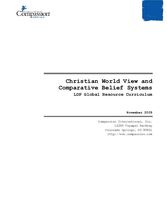 Christian Worldview and Comparative Belief Systems