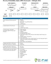 Ethiopia Compassion PPI Scorecard (Oromiffa) - 2016