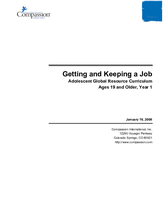 Getting and Keeping a Job - Year 1