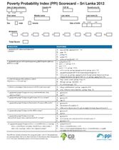 Sri Lanka Compassion PPI Scorecard (Tamil)