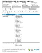 Mexico Compassion PPI Scorecard (Spanish Only)