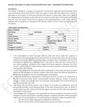 Waiver of Liability - FCP Staff