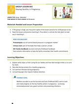AFR 0-1 GR03 Staying Healthy in Pregnancy