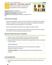 AFR 0-1 HV-AL09 Supporting Adolescent Mothers